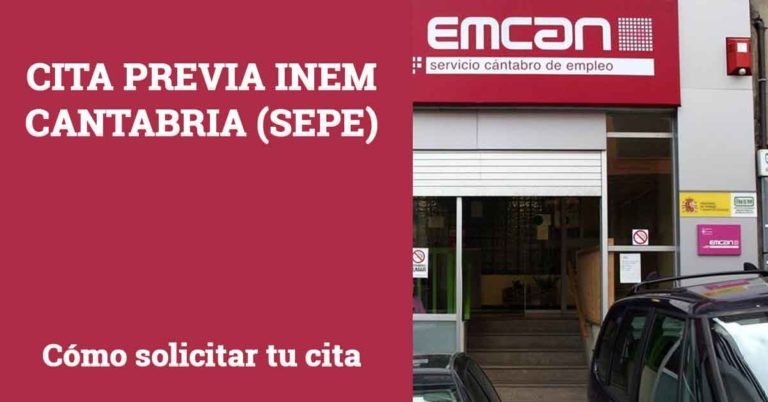 Cita Previa Inem Cantabria Sepe Prestaciones