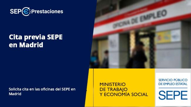 cita previa Servicio Público de Empleo Estatal en Madrid