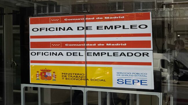 Oficina de empleo del SEPE en Madrid